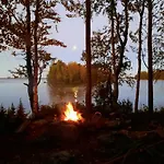 Villa Luonnon Rauhaa Kalliosaaressa, Private Island Polvijarvi (North Karelia)