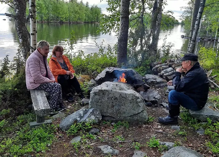 Villa Luonnon Rauhaa Kalliosaaressa, Private Island Polvijarvi (North Karelia)